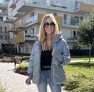 Csilla kabát gyöngyház babakék – Innova Fashion – 2. kép